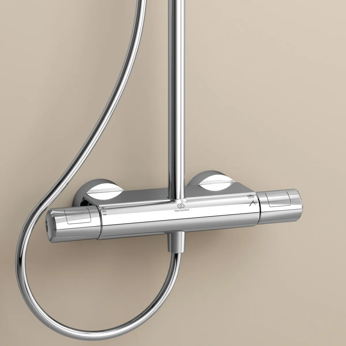 Wrap-Over Ablage Ceratherm T für Duschsystem Chrom Wrap-Over Ablage Ceratherm T für Duschsystem Chrom