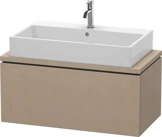 Duravit Waschtischunterschrank wandhängend „L-Cube“ 92 × 40 × 47,7 cm Leinen