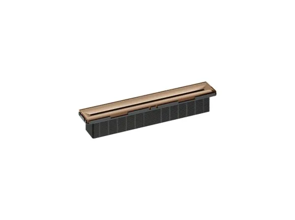 Duschrinne Zentrix rotgold matt, 300 x 50 mm