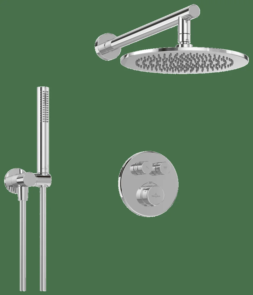 Villeroy & Boch Duschsystem Universal Taps & Fittings, TVZ000105000, verchromt, Wandmontage