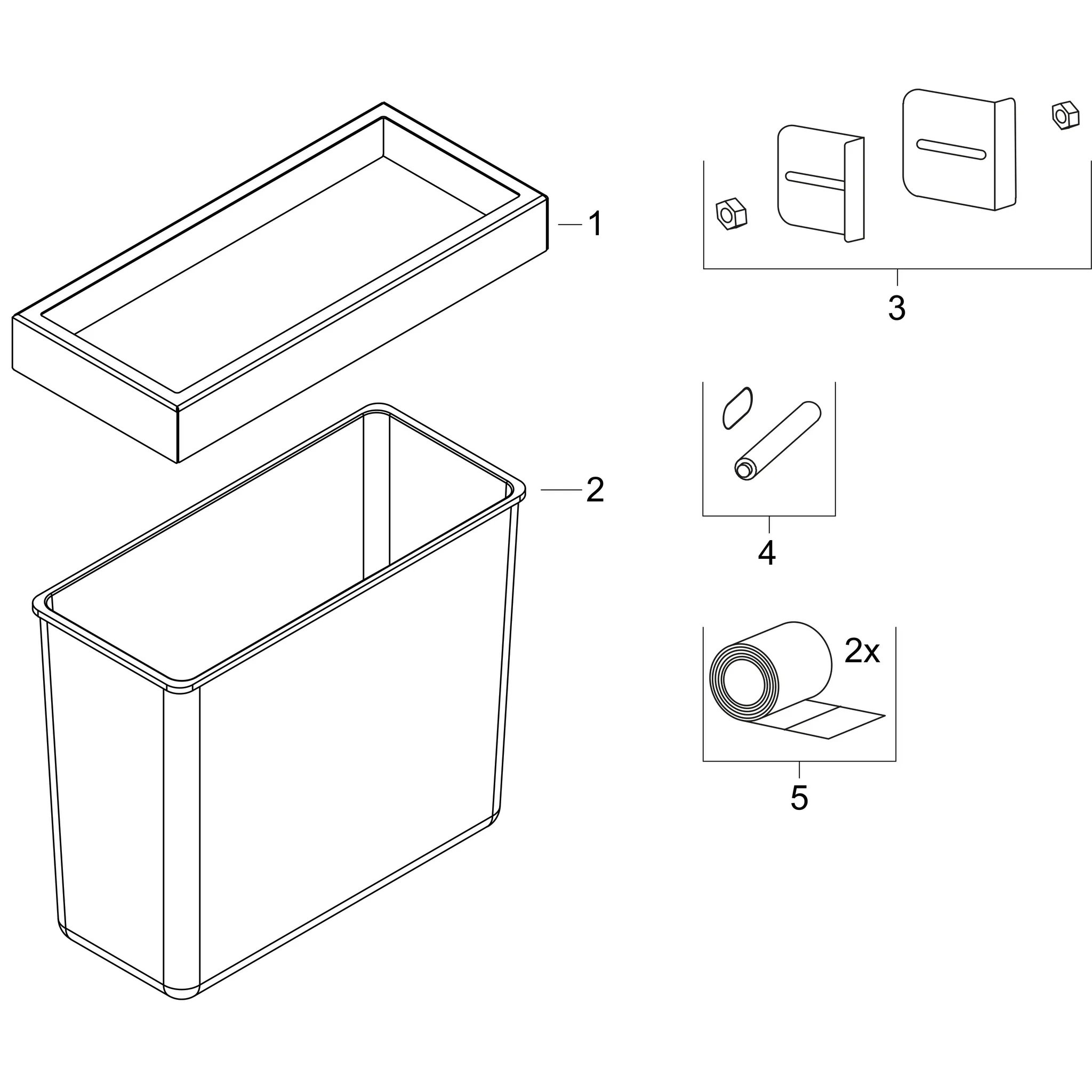 Hansgrohe XtraStoris Rock Einbau Abfalleimer Edelstahl gebürstet 300x300x140 mm Push-Open Tür Hansgrohe XtraStoris Rock Einbau Abfalleimer Edelstahl gebürstet 300x300x140 mm Push-Open Tür