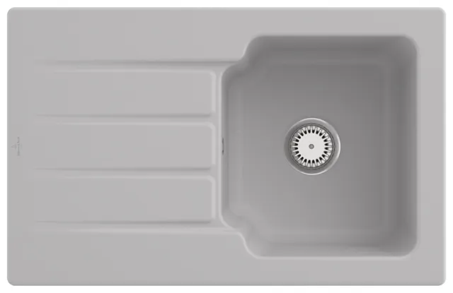 Villeroy & Boch Einbau-Küchenspülbecken „Architectura“ 45 800 × 510 × 220 mm in Steam Villeroy & Boch Einbau-Küchenspülbecken „Architectura“ 45 800 × 510 × 220 mm in Steam