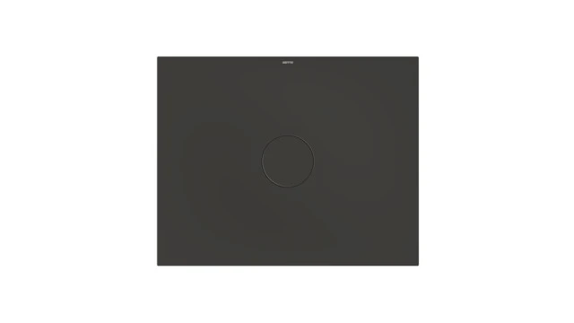 Bette rechteck Duschwanne „BetteAir“ 1000 × 800 mm mit BetteAntirutsch Pro, ohne Oberflächenveredelung, mit Minimum-Wannenträger, in Anthracite