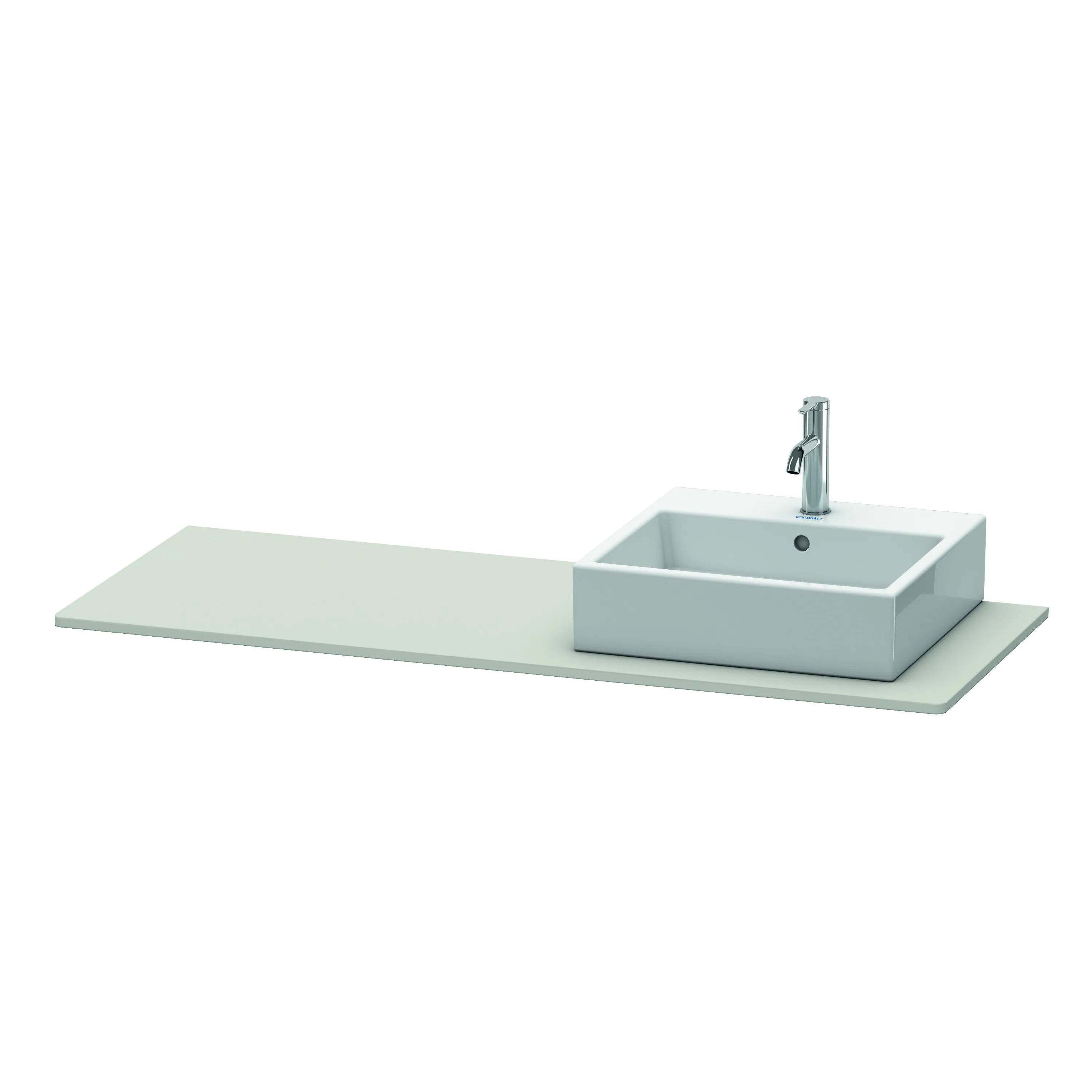 Duravit Konsole „XSquare“ in Betongrau Matt