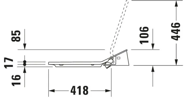 Duravit WC-Sitz mit Unterdusche (elektrisch) „SensoWash® Slim“