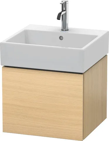 Duravit Waschtischunterschrank wandhängend „L-Cube“ 48,4 × 39,4 × 45,9 cm Mediterrane Eiche