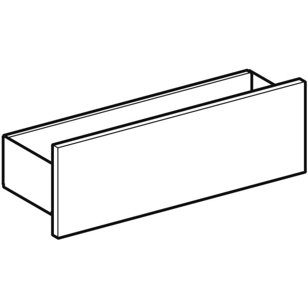 Geberit Ablage „Smyle“ in Befestigung sichtbar 148 × 150 mm