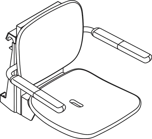 Einhängesitz „Serie 802 LifeSystem“ in Anthrazit glänzend / Anthrazit matt Einhängesitz „Serie 802 LifeSystem“ in Anthrazit glänzend / Anthrazit matt