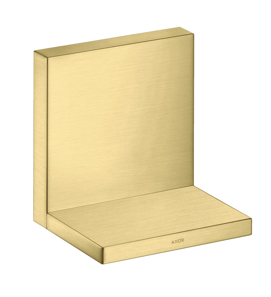 Hansgrohe AXOR ShowerSolutions Ablage 120x120 mm Brushed Brass