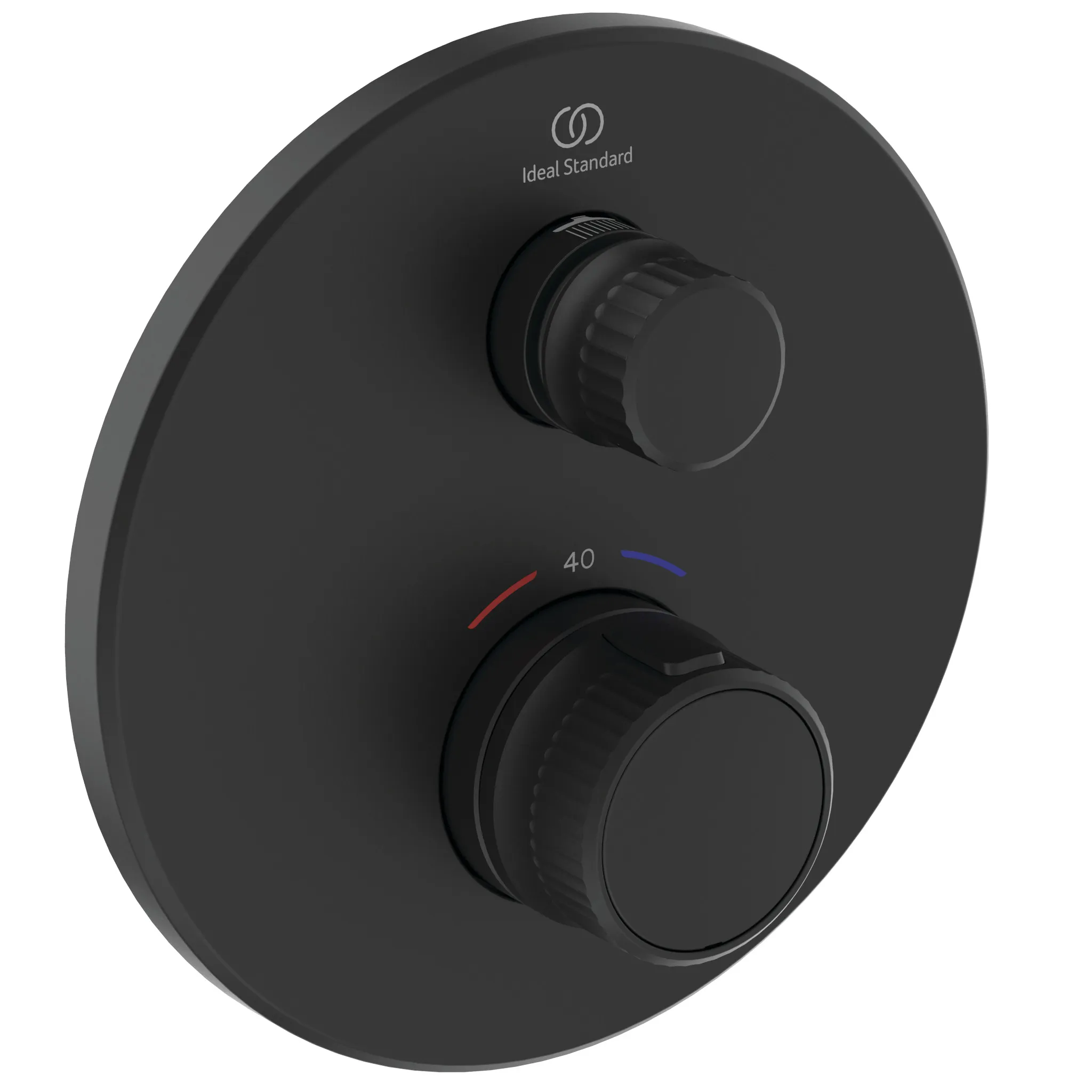 Ideal Standard Ceratherm Navigo Brausethermostat Unterputz A7295XG 1 Verbraucher Rund Silk Black