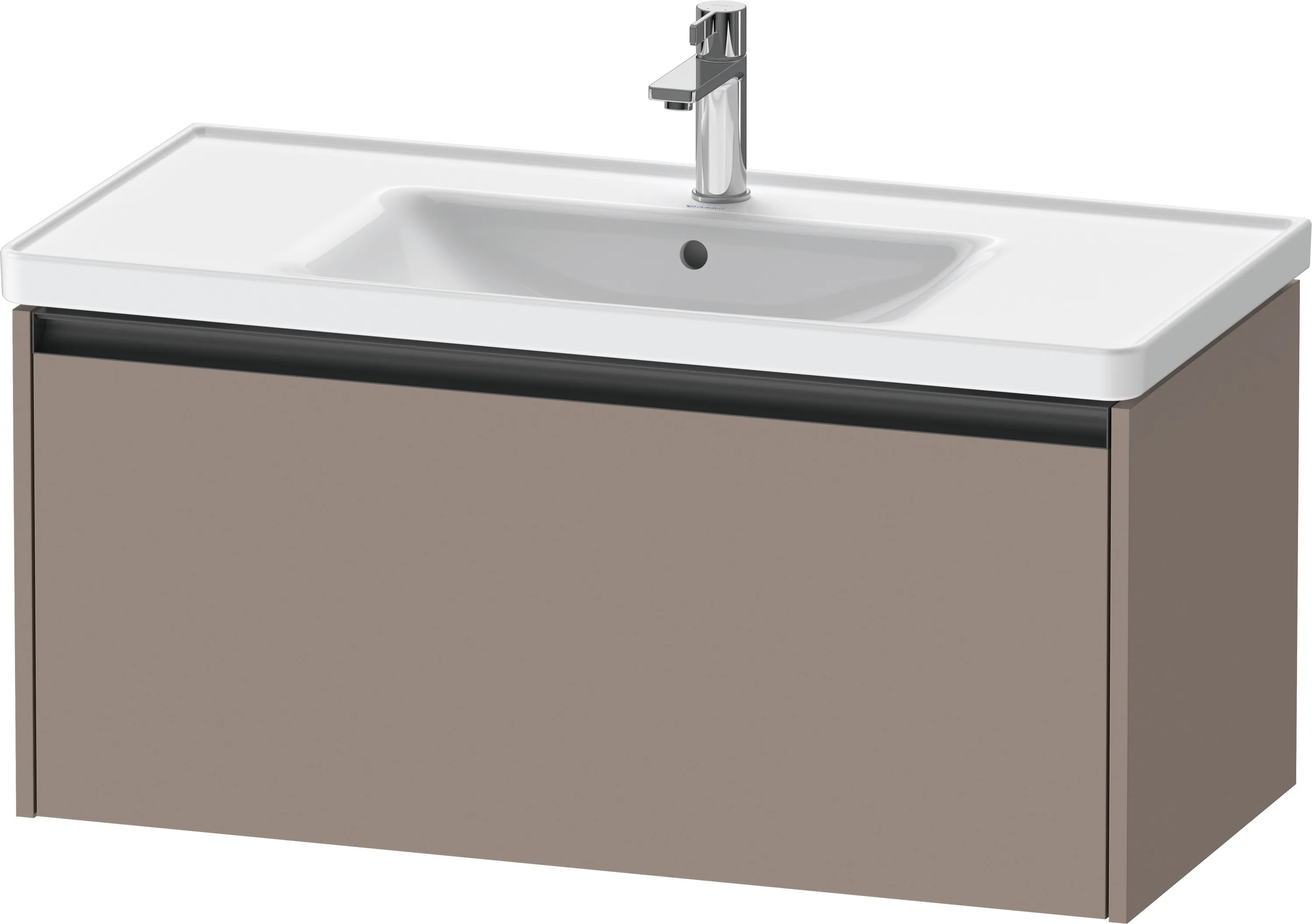 Duravit Waschtischunterschrank wandhängend „Ketho.2“ 98,4 × 44 × 45,5 cm Basalt Matt Duravit Waschtischunterschrank wandhängend „Ketho.2“ 98,4 × 44 × 45,5 cm Basalt Matt