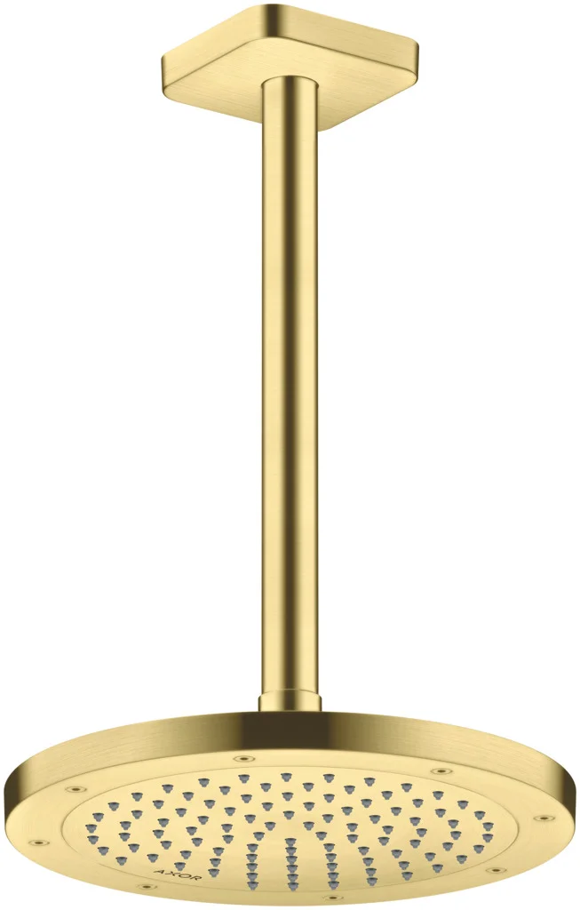 Hansgrohe AXOR ShowerSolutions Deckenanschlussstuck 300 mm softsquare BB, Messing, Aufputzmontage, G 1/2 Hansgrohe AXOR ShowerSolutions Deckenanschlussstuck 300 mm softsquare BB, Messing, Aufputzmontage, G 1/2