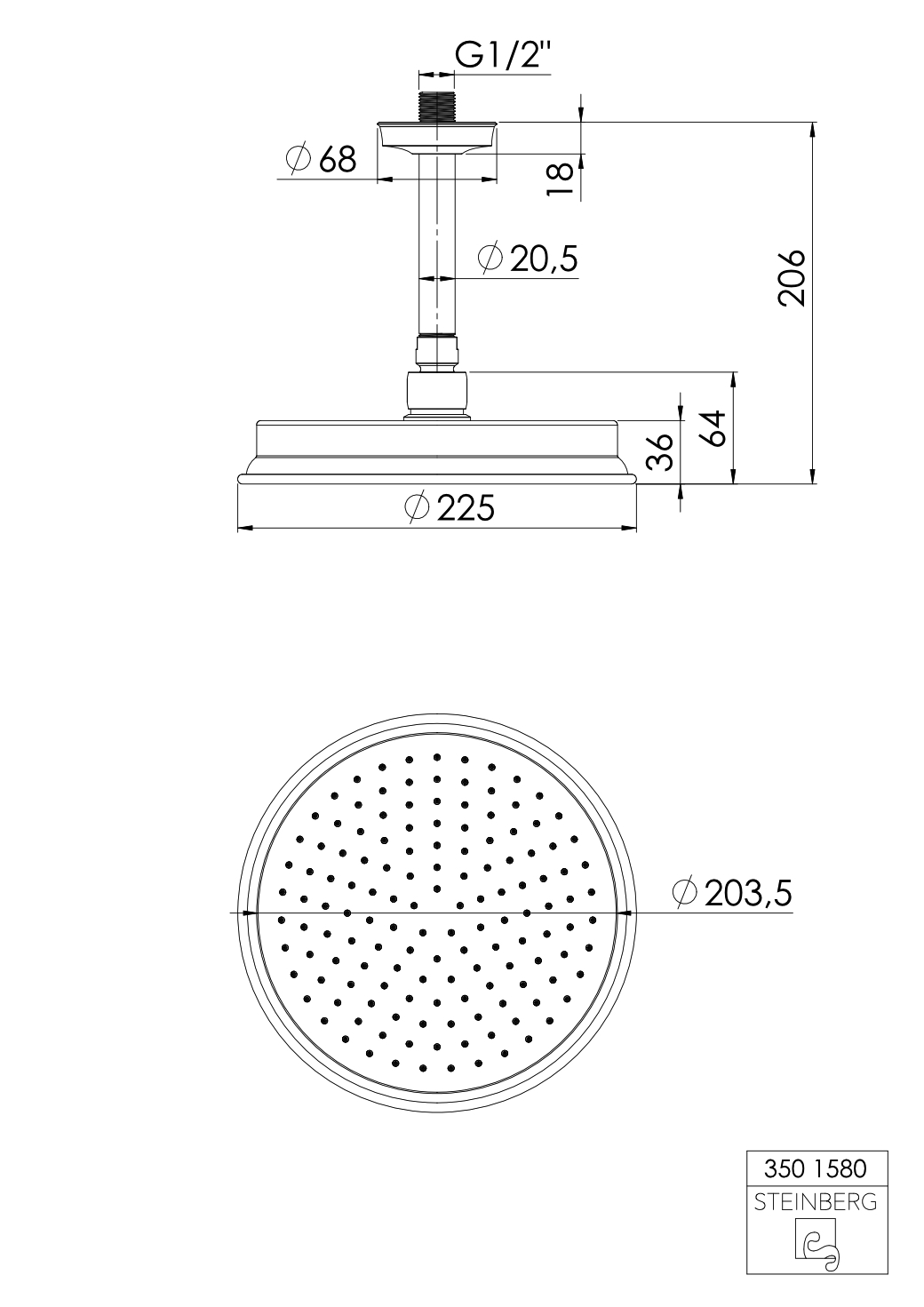 Steinberg „Serie 350“ in Chrom