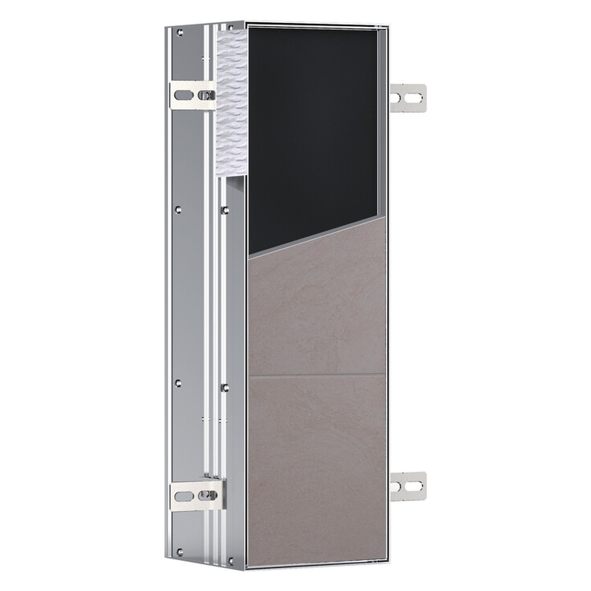 emco WC-Modul „asis module plus“, Anschlag rechts 15,4 × 49,2 × 15 cm