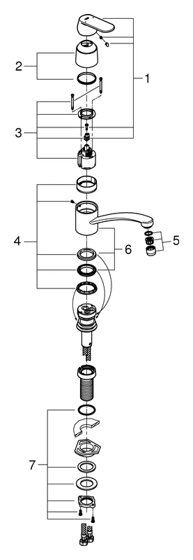 Grohe Eurosmart Cosmopolitan Einhand-Spültischbatterie, ½ für Vor-Fenster-Montage, flacher Auslauf, Einlochmontage, Grohe Long-Life Oberfläche, Grohe SilkMove 46 mm Keramikkartusche, variabel einstellbare Mengenbegrenzung, Auslauf mit Mousseur, schwenkba Grohe Eurosmart Cosmopolitan Einhand-Spültischbatterie, ½ für Vor-Fenster-Montage, flacher Auslauf, Einlochmontage, Grohe Long-Life Oberfläche, Grohe SilkMove 46 mm Keramikkartusche, variabel einstellbare Mengenbegrenzung, Auslauf mit Mousseur, schwenkba