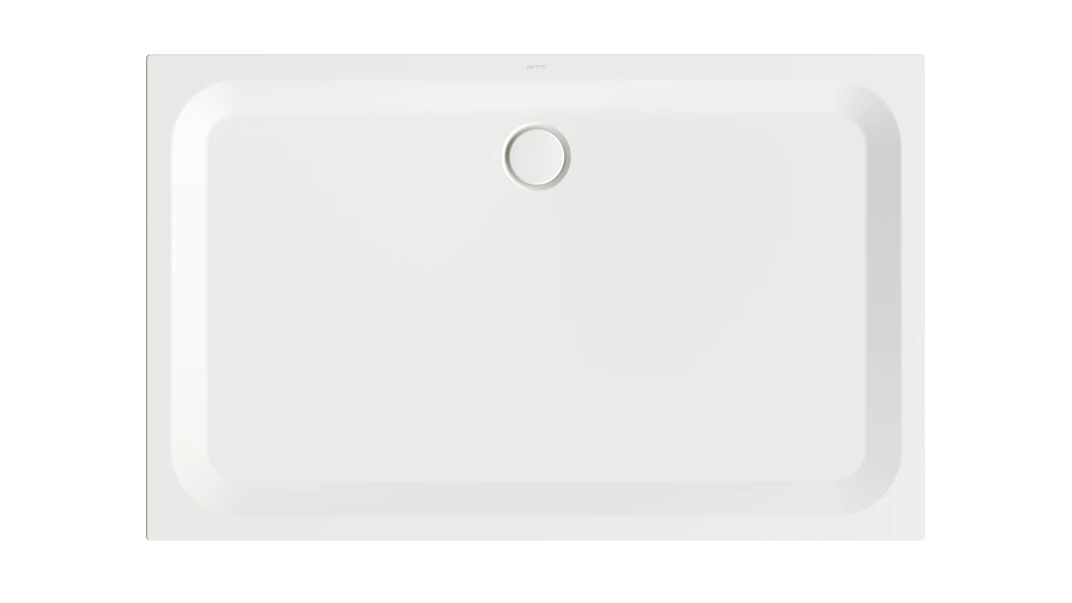Bette rechteck Duschwanne „BetteUltra“ 1600 × 1000 mm ohne Oberflächenbeschichtung, mit BetteGlasur Plus, ohne Wannenträger, in Snow