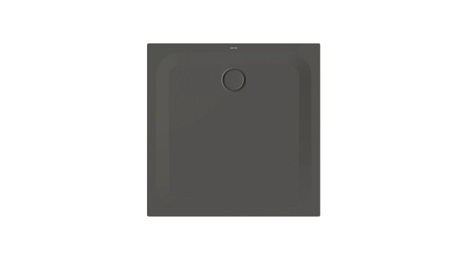 Bette quadrat Duschwanne „BetteUltra“ 1000 × 1000 mm ohne Oberflächenbeschichtung, ohne Oberflächenveredelung, mit Wannenträger, in Anthracite Bette quadrat Duschwanne „BetteUltra“ 1000 × 1000 mm ohne Oberflächenbeschichtung, ohne Oberflächenveredelung, mit Wannenträger, in Anthracite