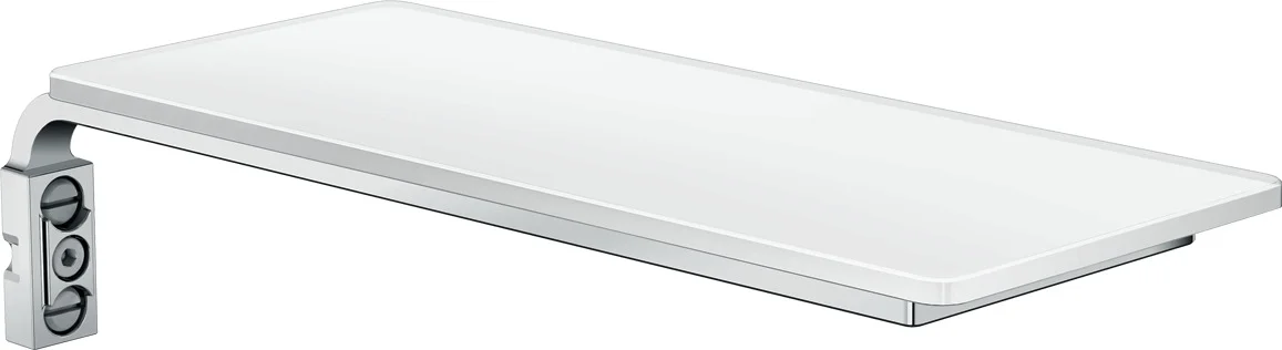 Hansgrohe Casetta Ablage E, weiß/chrom, Länge 200 mm