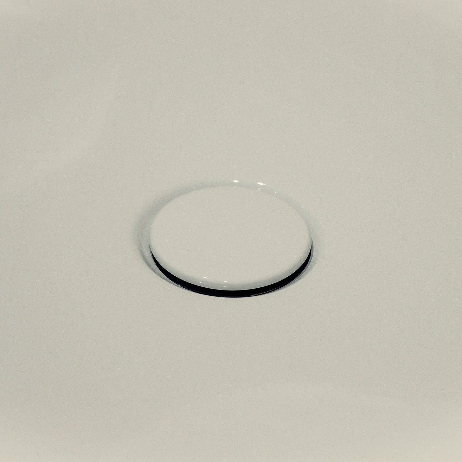 Ablaufabdeckung „Ablaufdeckel“ 11,5 × 11,5 cm in Weiß