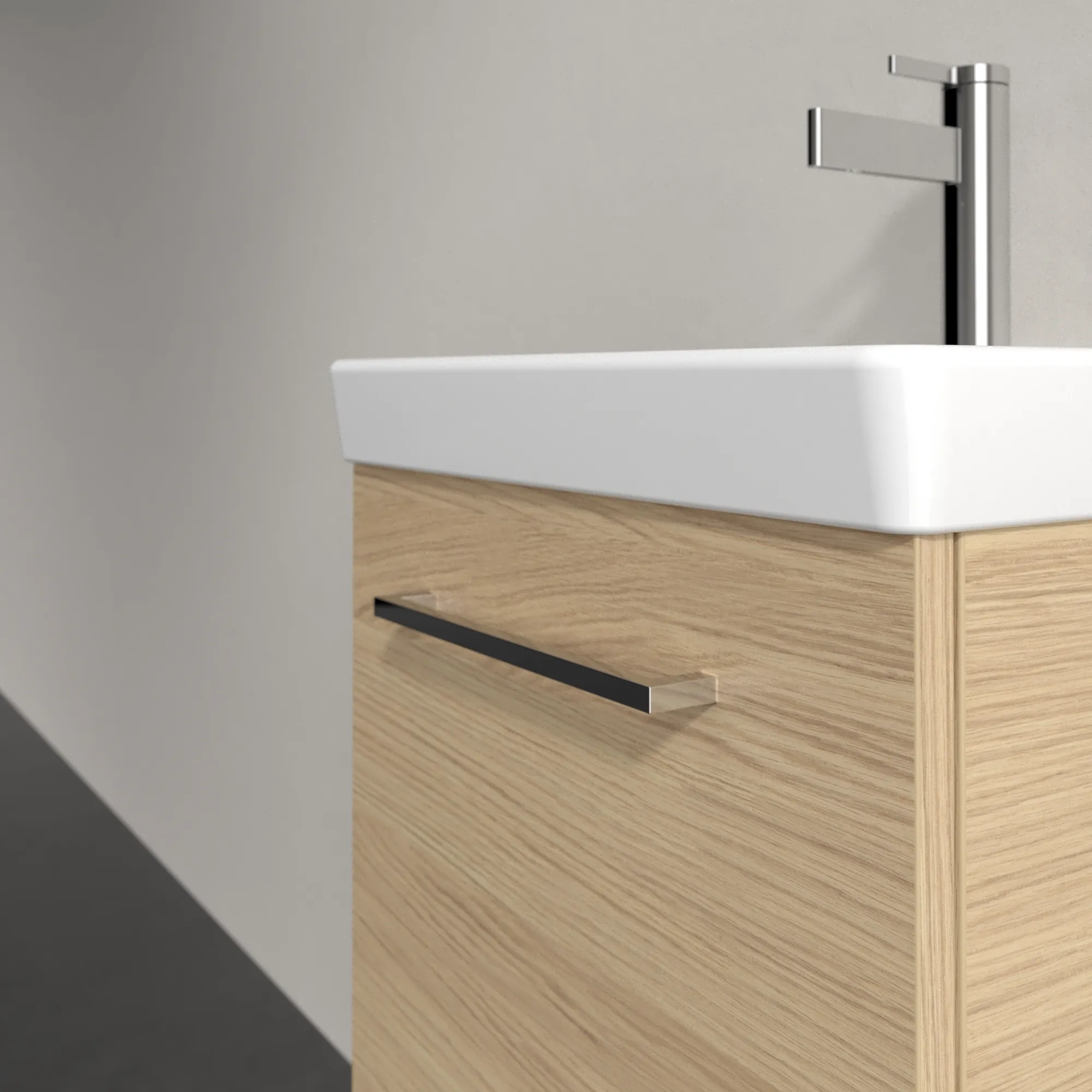 Villeroy & Boch Avento Unterschrank für Unterbauwaschbecken, 430 x 514 x 384 mm, links