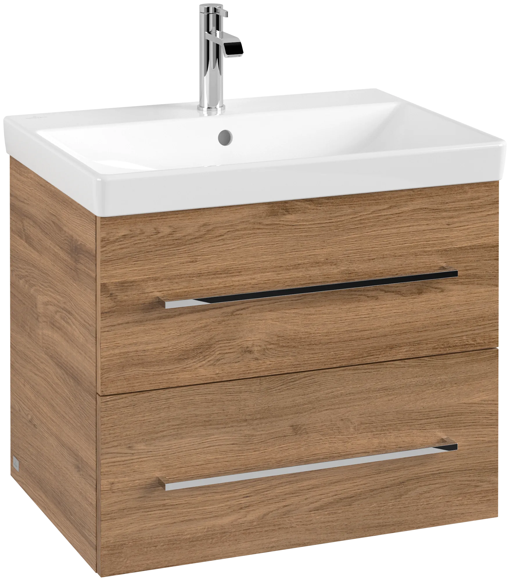 Villeroy & Boch Waschtischunterschrank „Avento“ für Schrankwaschtisch 630 × 514 × 452 mm Kansas Oak, Soft Closing