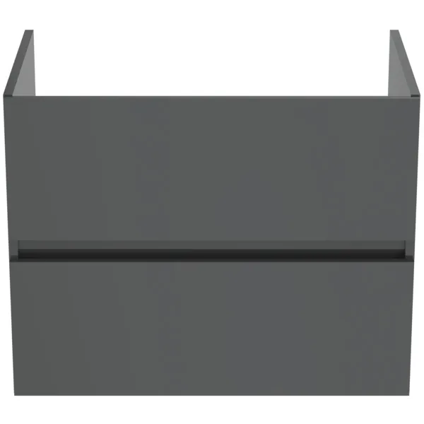 Ideal Standard Waschtischunterschrank „Eurovit+“ 70 × 55 × 44 cm Hochglanz grau lackiert