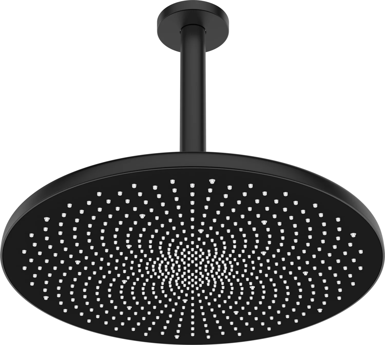 HansaAURELIA Kopfbrause 300 mm Matt-Schwarz