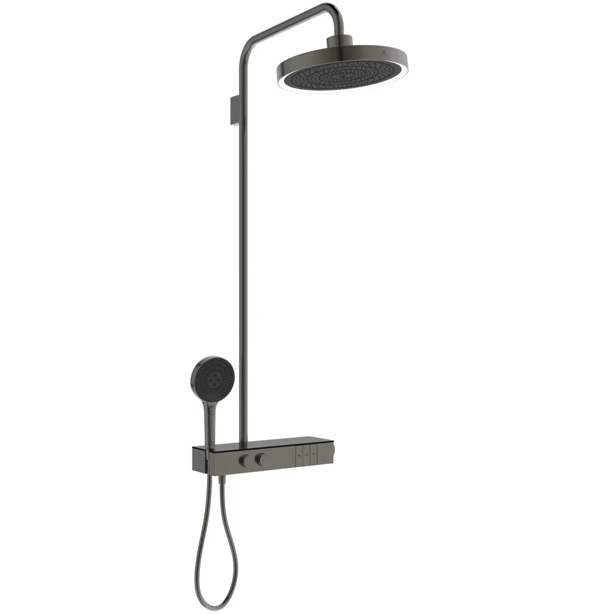 Ideal Standard Ceratherm Solos Duschsystem mit Brausethermostat Magnetic Grey