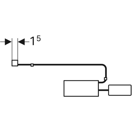 Geberit Zubehör/Ersatzteile für Badezimmerzubehör „Lichtleiste“