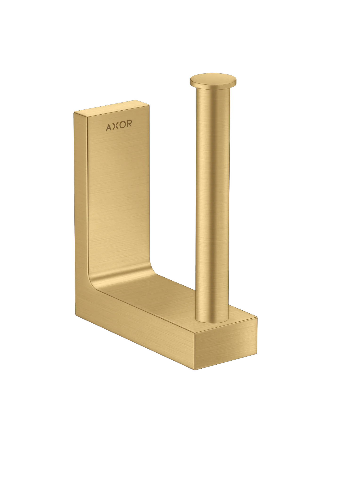 Hansgrohe AXOR Universal Rectangular Wandmontage Papierrollenhalter, Brushed Gold Optic