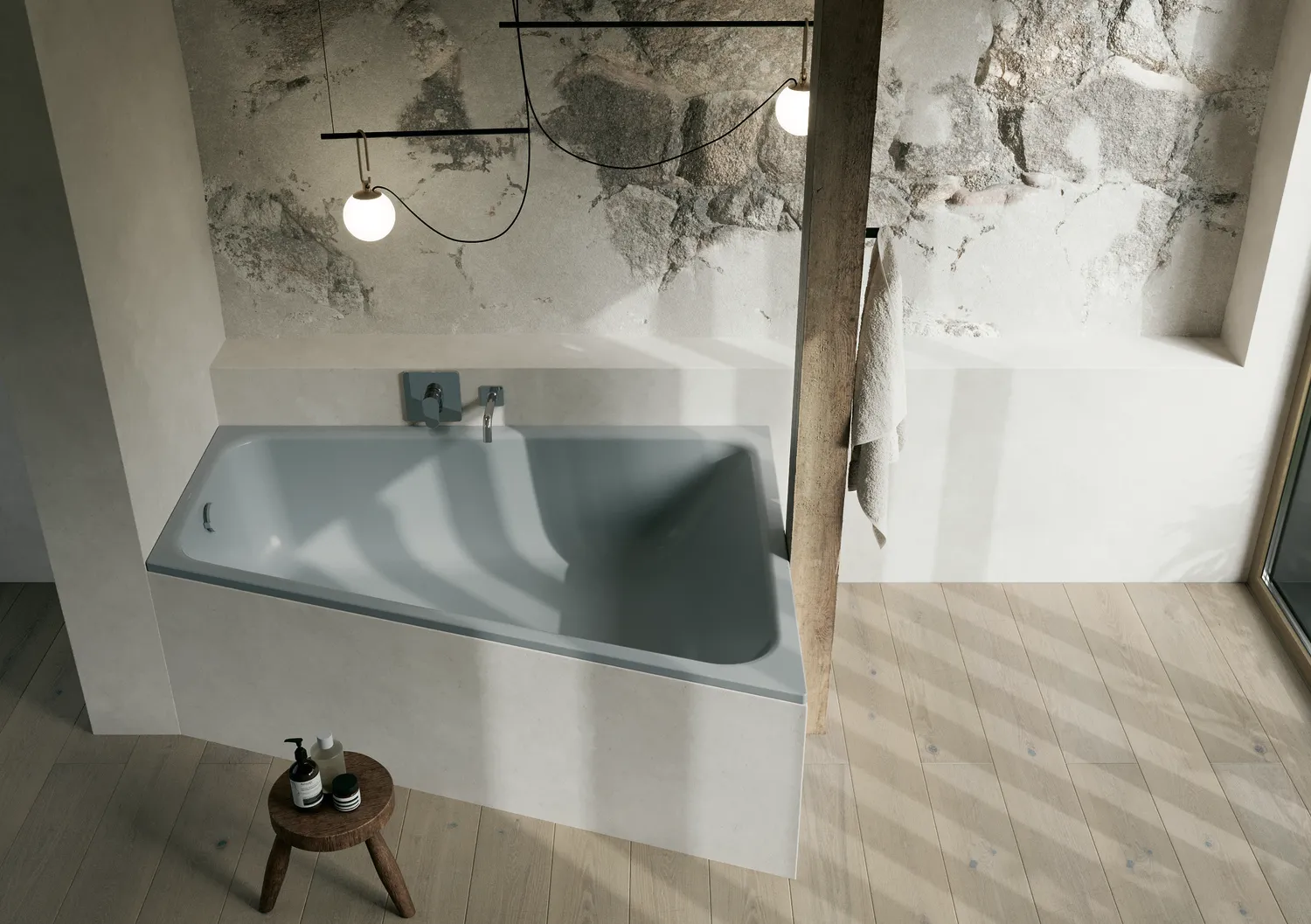 Bette BetteSpace L 1700x1300x420 mm Badewanne rechts Blue Satin glasierter Titan-Stahl 2-Sitzer Einbau Unterbau Bette BetteSpace L 1700x1300x420 mm Badewanne rechts Blue Satin glasierter Titan-Stahl 2-Sitzer Einbau Unterbau