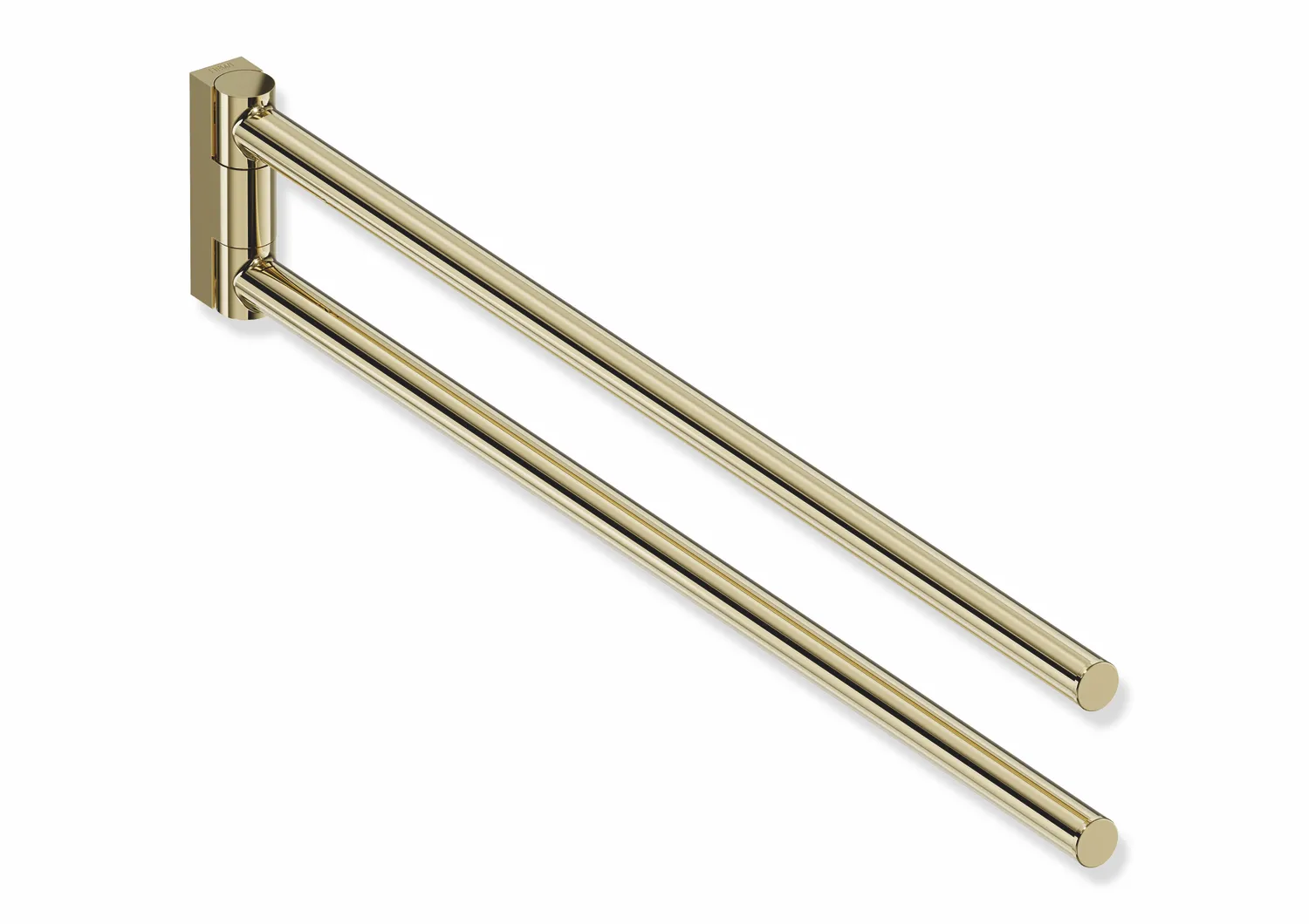 Handtuchhalter des Systems 162, Edelstahl, PVD, Länge 446 mm, in Farbe CK (Messing glänzend) Handtuchhalter des Systems 162, Edelstahl, PVD, Länge 446 mm, in Farbe CK (Messing glänzend)