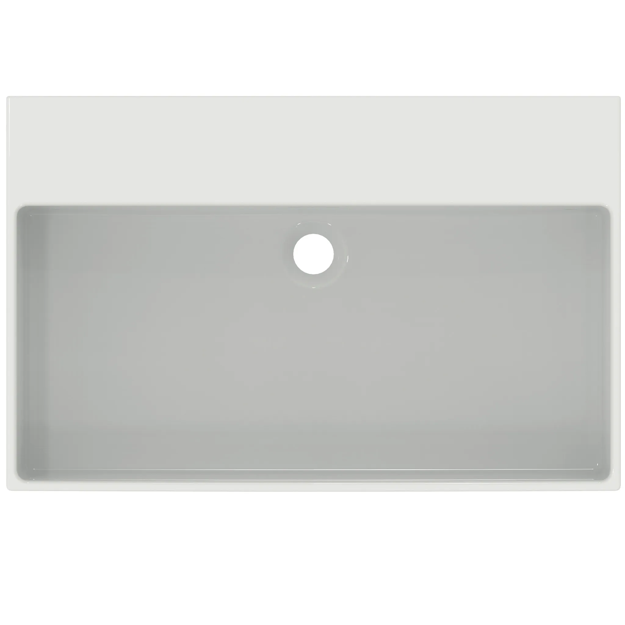 Waschbecken „Extra“ 70 × 45 × 15 cm in Weiß Waschbecken „Extra“ 70 × 45 × 15 cm in Weiß