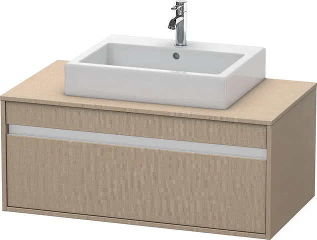 Duravit Waschtischunterschrank wandhängend „Ketho“ 100 × 42,6 × 55 cm Leinen Duravit Waschtischunterschrank wandhängend „Ketho“ 100 × 42,6 × 55 cm Leinen