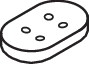 HEWI Seifenablage „System 800“ 11,3 × 1,5 cm