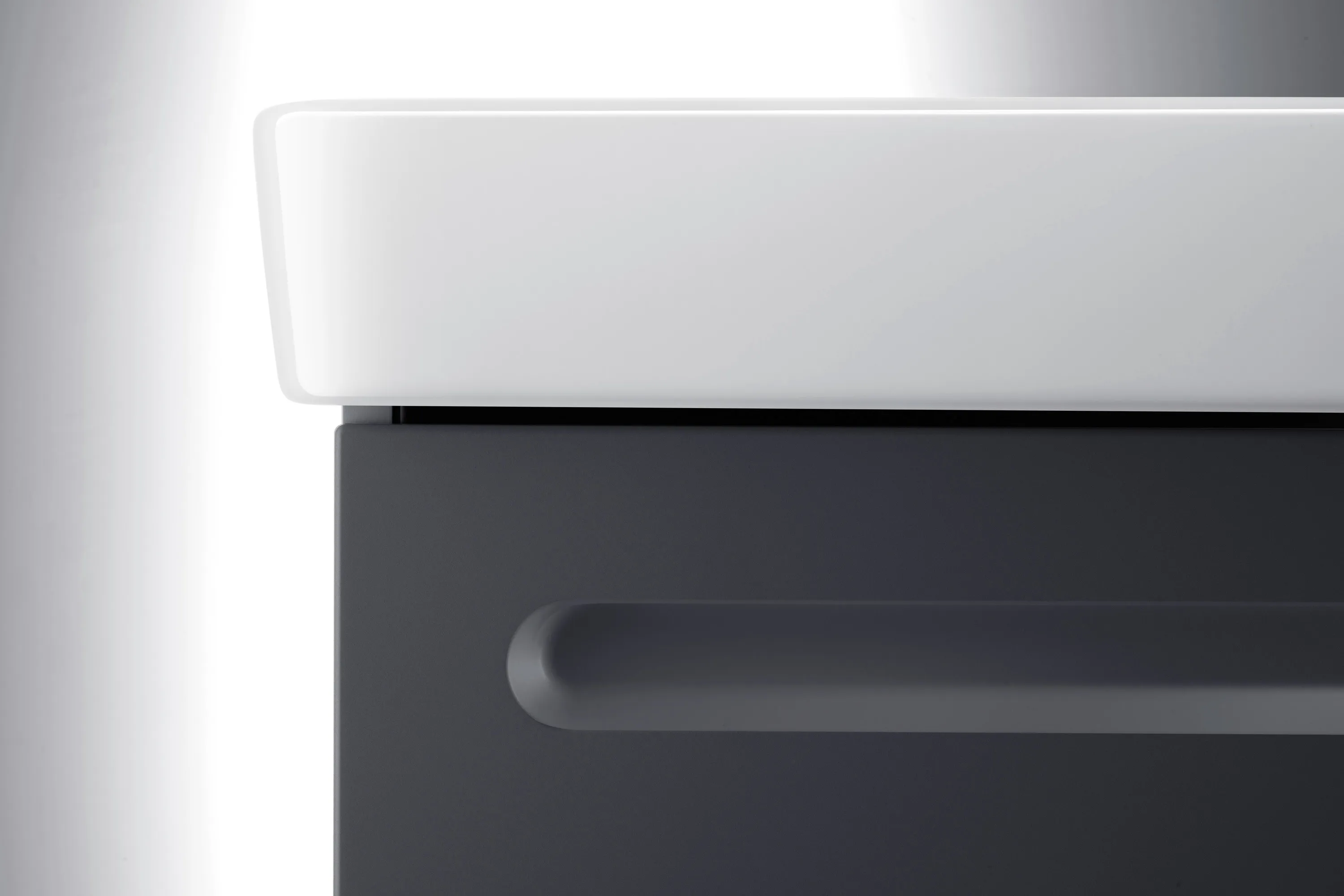 Duravit Waschtischunterschrank wandhängend „No.1“ 39 × 47,8 × 34,6 cm in Graphit Matt Duravit Waschtischunterschrank wandhängend „No.1“ 39 × 47,8 × 34,6 cm in Graphit Matt