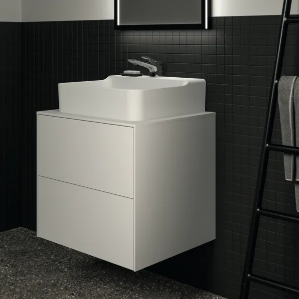 Ideal Standard Waschtischunterschrank „Conca“ 60,2 × 55 × 50,5 cm Weiß matt lackiert