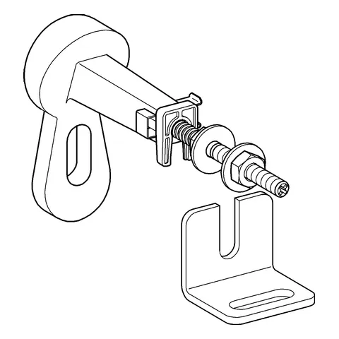 Grohe Rapid SL Montagewinkel, flexibel platzierbar, zur zusätzlichen Befestigung der WC-Elemente oder Elementmontage ohne Bodenbefestigung Grohe Rapid SL Montagewinkel, flexibel platzierbar, zur zusätzlichen Befestigung der WC-Elemente oder Elementmontage ohne Bodenbefestigung