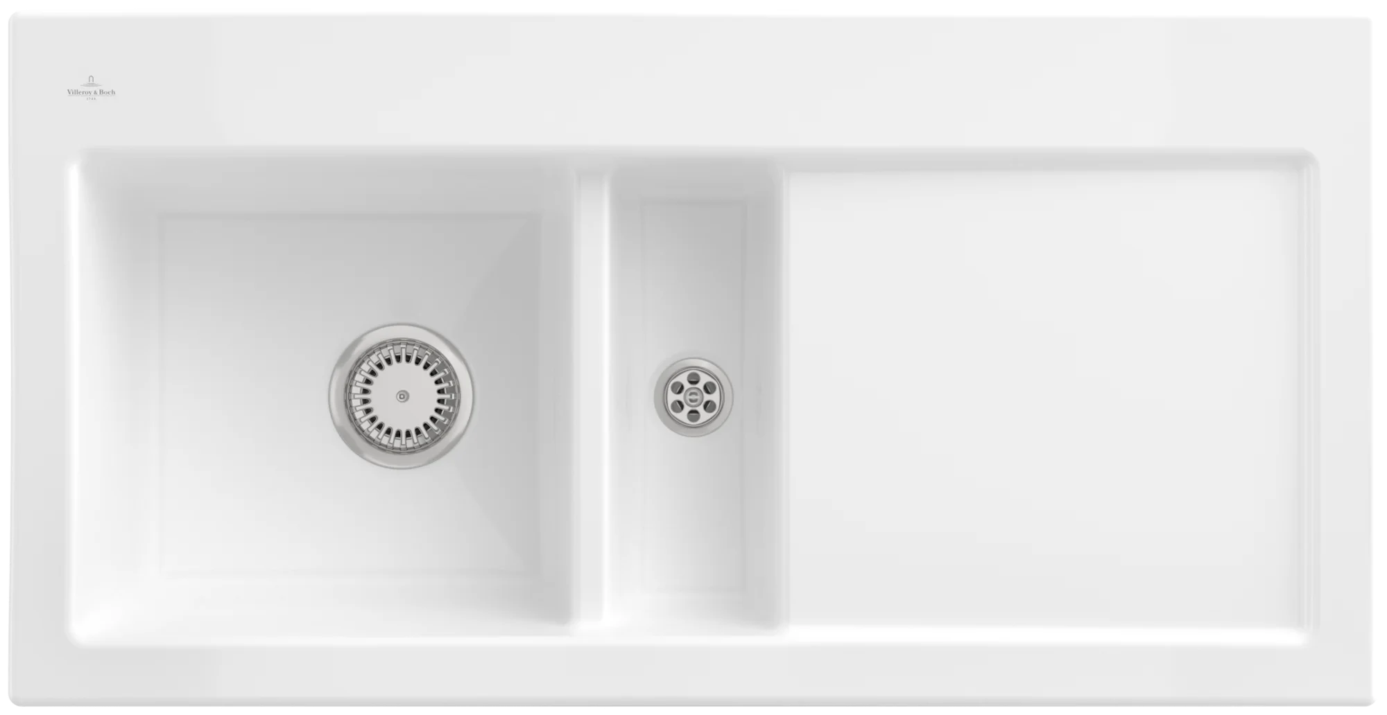 Villeroy & Boch Subway 60 Einbauspüle Snow White CeramicPlus