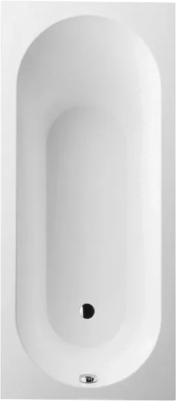 Villeroy & Boch Badewanne „Oberon“ rechteck 180 × 80 cm, Fußablauf