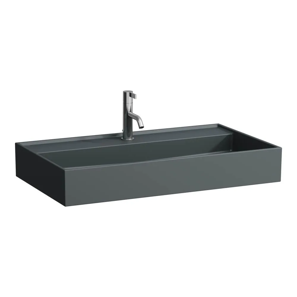 Waschtisch Kartell • 460x800x145 1 Hahnloch mit Überlauf Standardablauf weiß