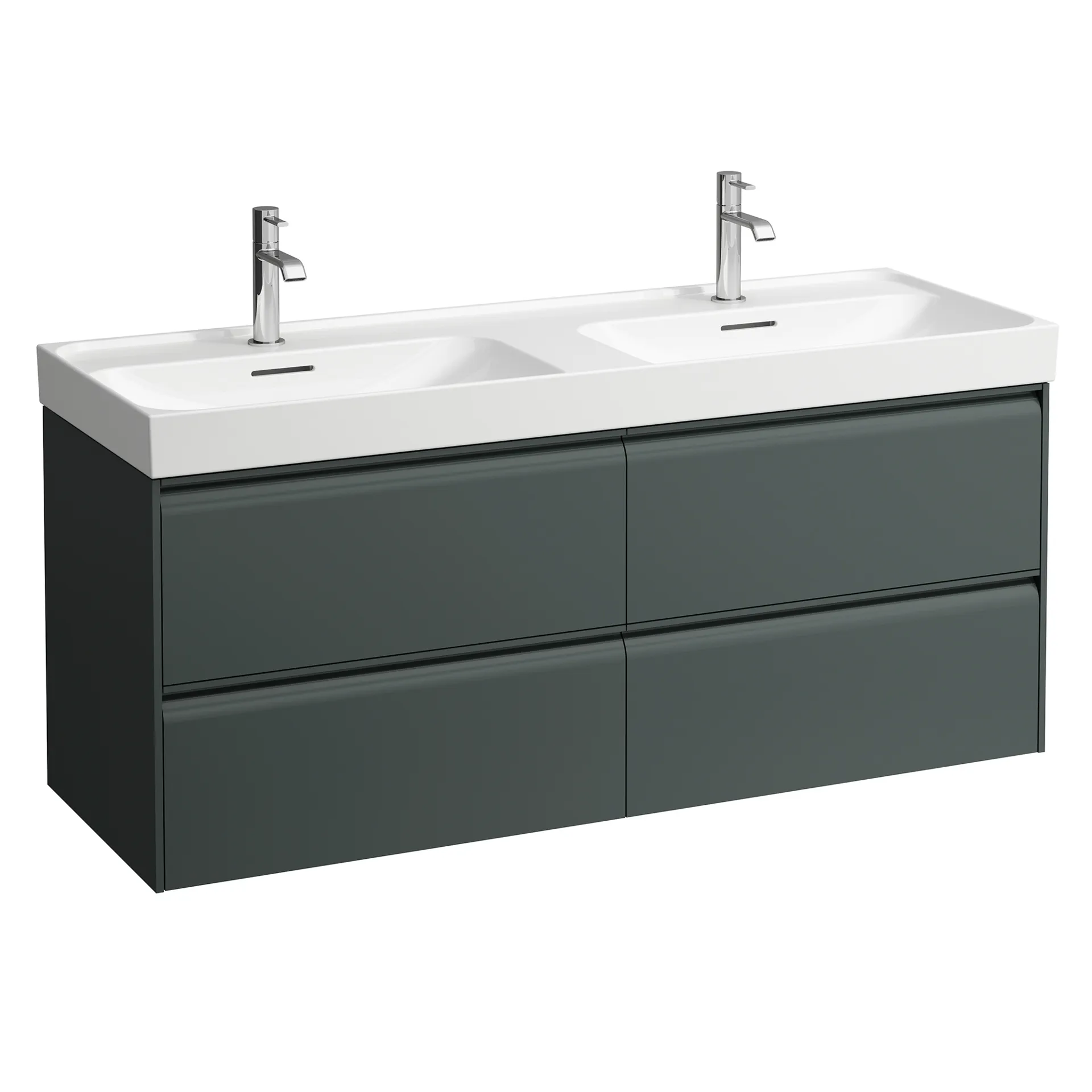 Laufen Waschtischunterbau MEDA 448x1284x515, verkehrsgrau Laufen Waschtischunterbau MEDA 448x1284x515, verkehrsgrau