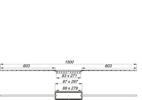 Duschrinne CeraFloor Connect, rotgold matt, 800 - 1500 mm Duschrinne CeraFloor Connect, rotgold matt, 800 - 1500 mm