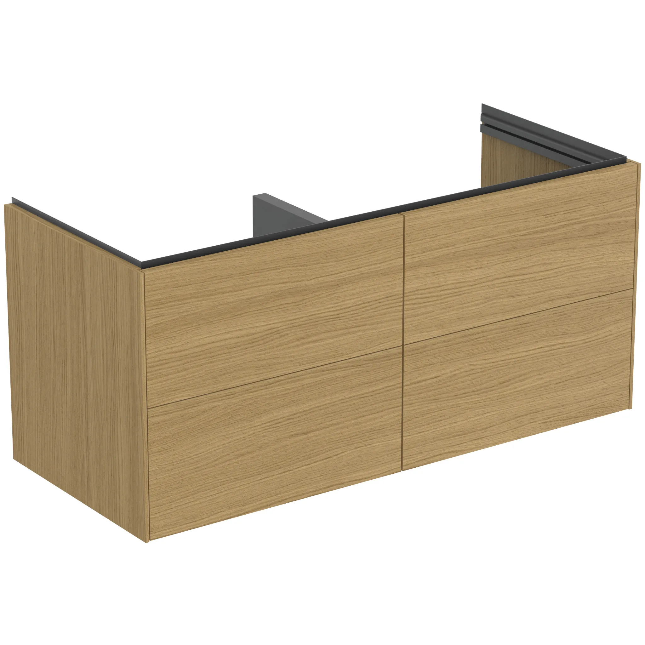 Ideal Standard Möbeldoppelwaschtischunterschrank Conca 1200x505x550mm Eiche hell