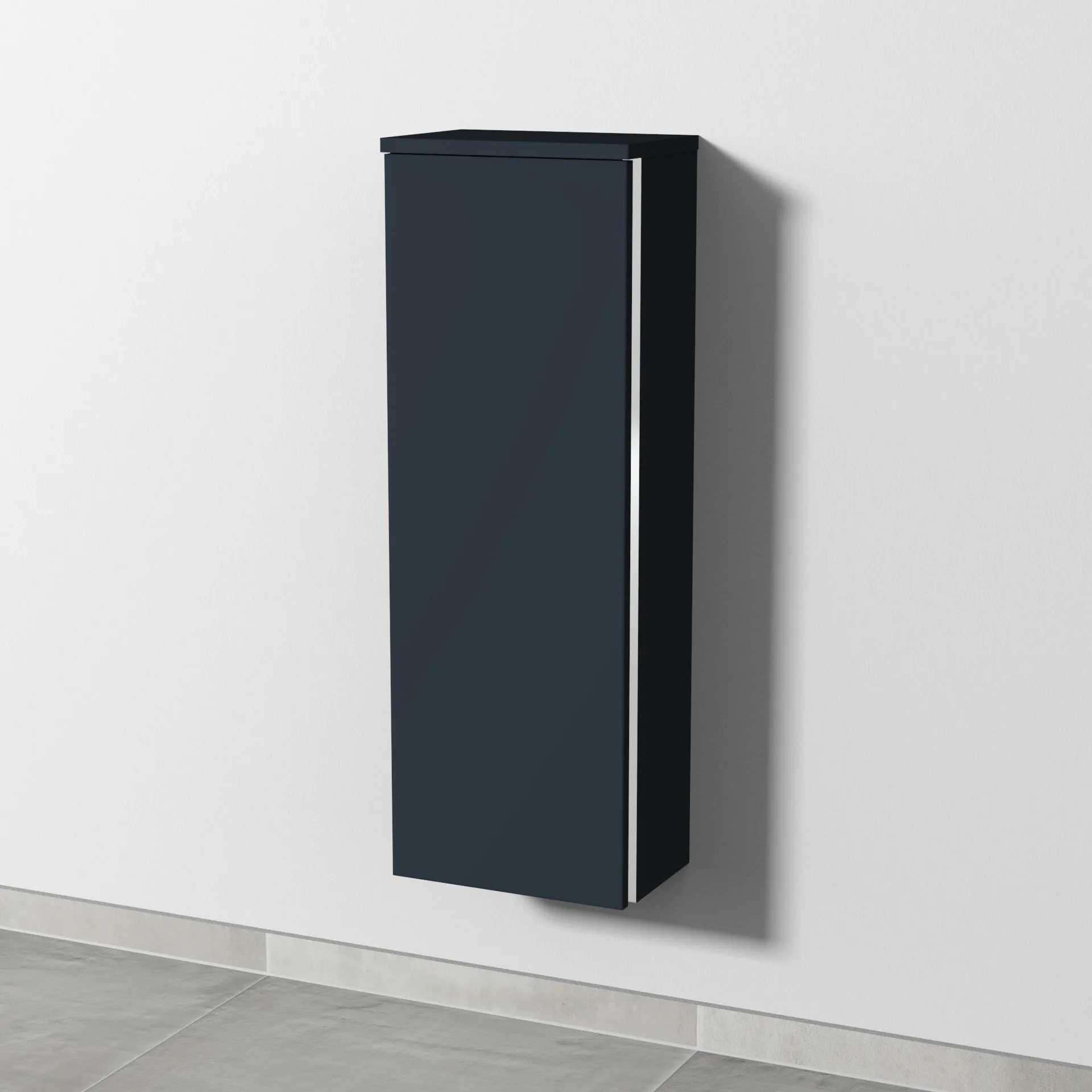 Sanipa Mittelschrank „3way“ 300 × 850 × 199 mm Anschlag links, in Marine (matt), Anschlag links