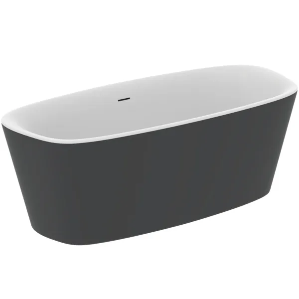 Ideal Standard Badewanne „Dea“ 75 × 170 cm in Schwarz Matt Ideal Standard Badewanne „Dea“ 75 × 170 cm in Schwarz Matt