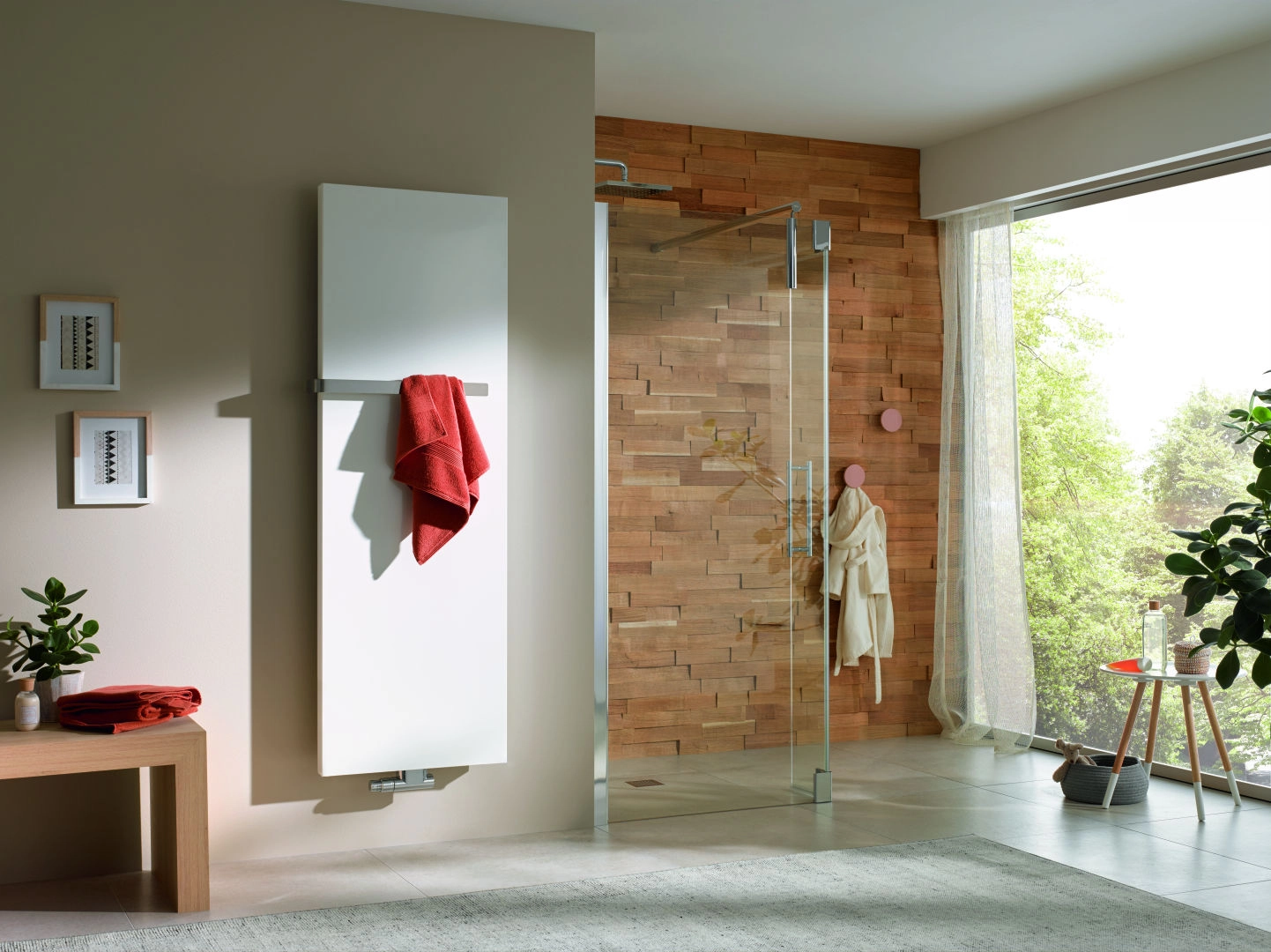 Kermi Design-Elektroheizkörper „Rubeo“ in Farbkonzept Kermi Design-Elektroheizkörper „Rubeo“ in Farbkonzept