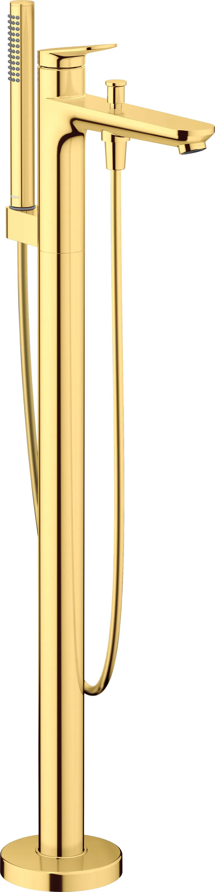 Zweihand-Wannenarmatur „Wave“ Ausladung 225 mm in Gold (poliert)