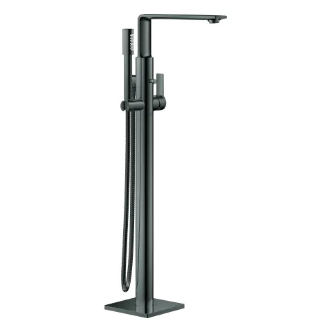 Einhand-Wannenbatterie Allure 25222_1, Bodenmontage, Fertigmontageset für 45 984, Ausladung 263 mm, eigensicher, chrom
