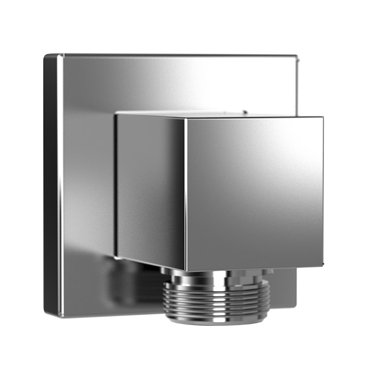 HSK Wandanschlussbogen Eckig Ausladung 61 mm in chrom HSK Wandanschlussbogen Eckig Ausladung 61 mm in chrom